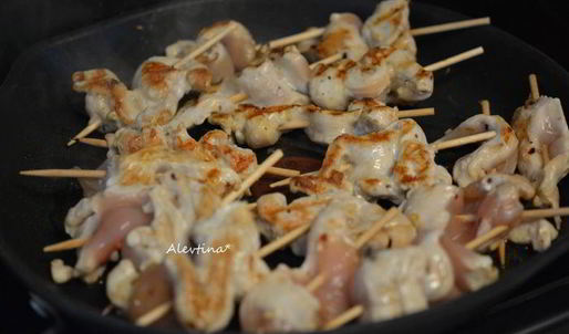 куриные шашлычки satay