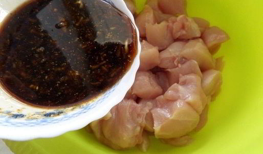 куриные шашлычки в кунжуте