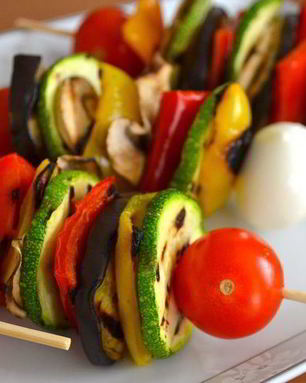 Овощные шашлычки