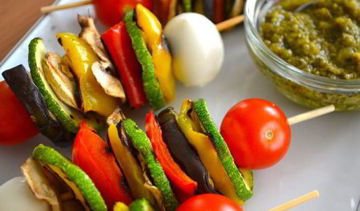 овощные шашлычки