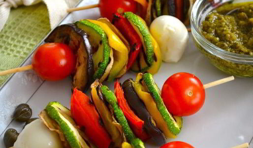 овощные шашлычки