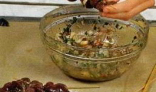 шашлычки из говяжьей печенки