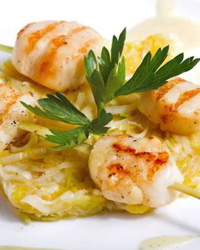 Шашлычки из трески с кокосовым карри