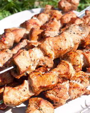 Шашлык из филе индейки