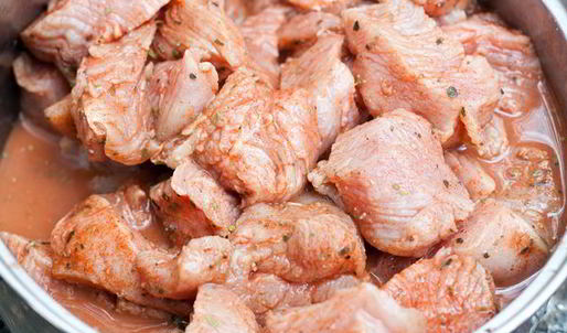 шашлык из филе индейки