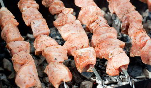 шашлык из филе индейки