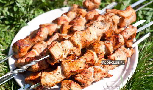 шашлык из филе индейки