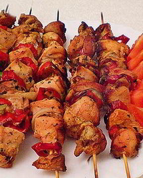 Шашлык из филе курицы