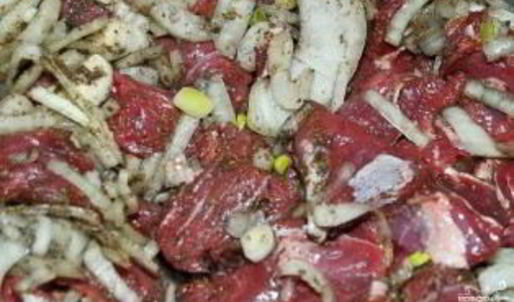 шашлык из говяжьей вырезки