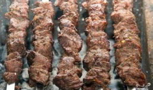 шашлык из говяжьей вырезки