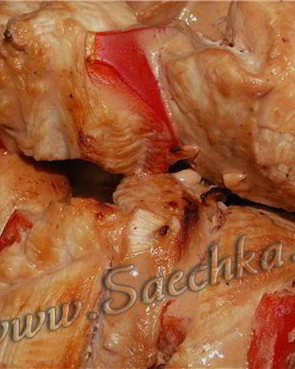 Рецепт шашлык из индейки в кефирном маринаде