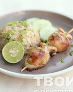 Шашлык из кальмара