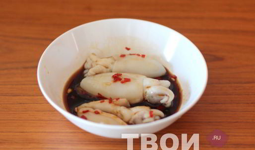 шашлык из кальмара