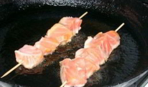 шашлык из кижуча