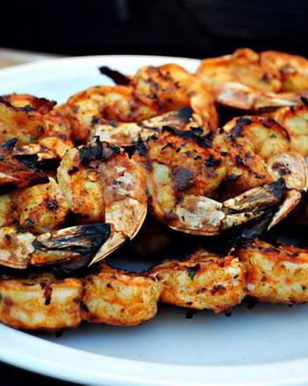 Рецепт шашлыка из креветок в пряном соусе