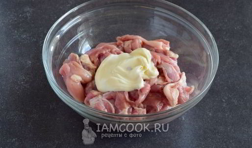 шашлык из куриного филе в духовке