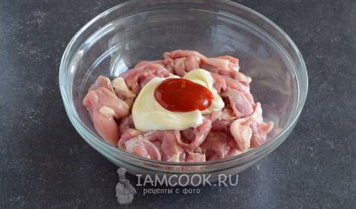 шашлык из куриного филе в духовке
