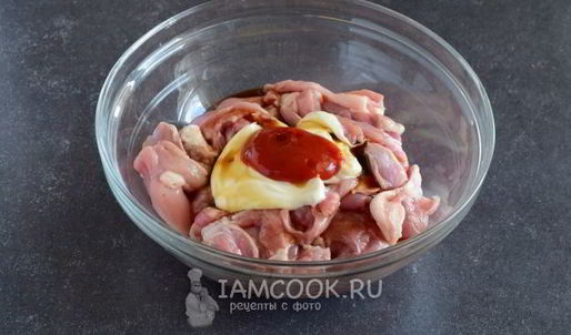 шашлык из куриного филе в духовке