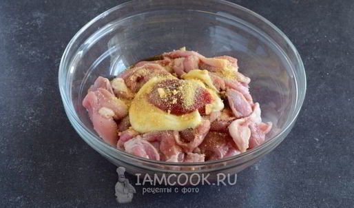 шашлык из куриного филе в духовке
