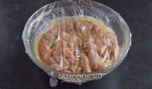 шашлык из куриного филе в духовке