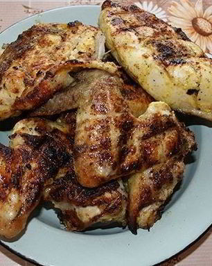 Шашлык из курицы на минеральной воде