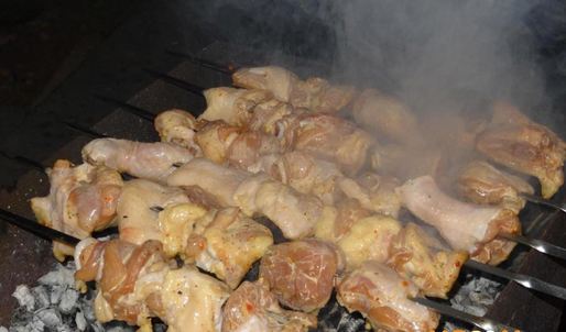 шашлык из окорочков