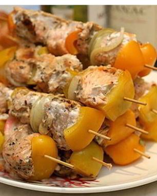 Шашлык из осетра