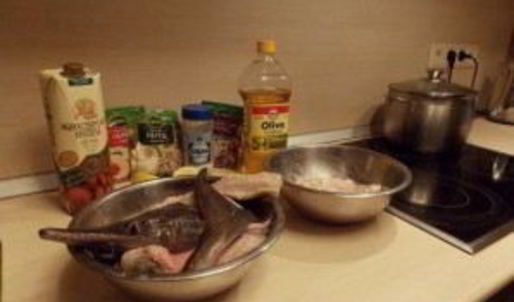 шашлык из осетра