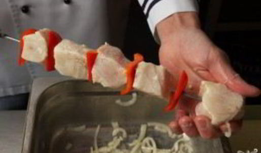 шашлык из осетра