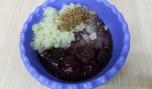 шашлык из печени