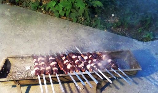 шашлык из печени