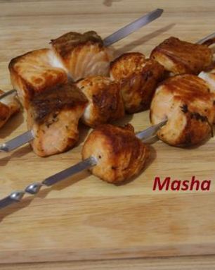 Шашлык из семги