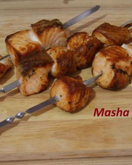 Рецепт шашлыка из семги