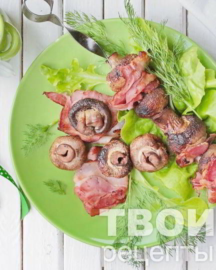 Рецепт шашлыка из шампиньонов