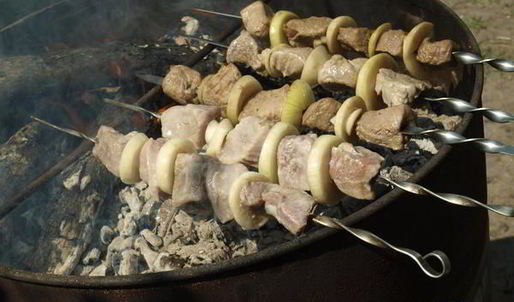 шашлык из свинины маринованной в кефире