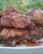 Шашлык из свинины с лимоном