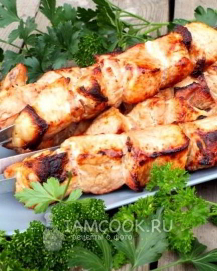 Рецепт шашлыка из свинины с винным уксусом