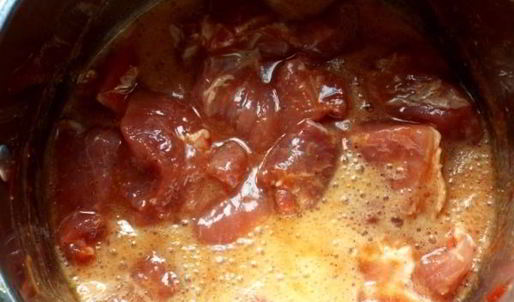 шашлык из свинины с винным уксусом