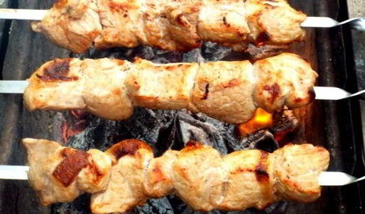 шашлык из свинины с винным уксусом