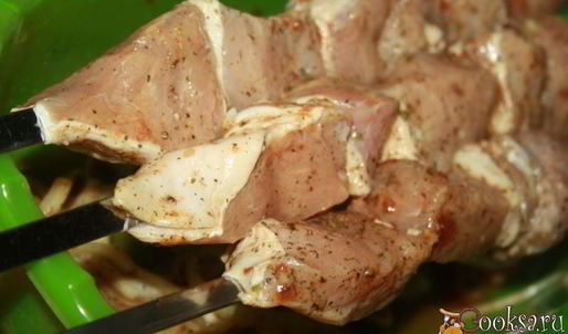 шашлык из свиного эскалопа