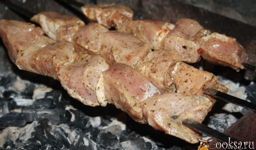 шашлык из свиного эскалопа