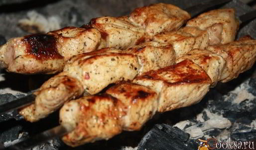шашлык из свиного эскалопа