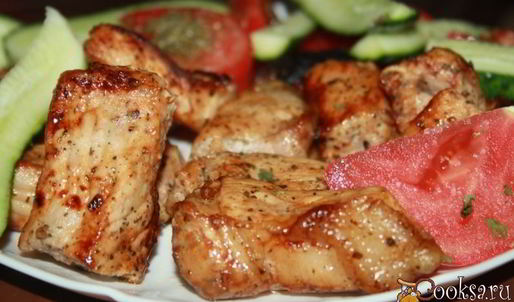 шашлык из свиного эскалопа