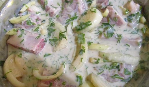 шашлык из свиных ребрышек