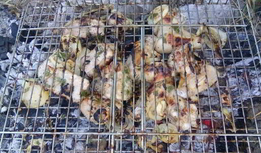 шашлык из свиных ребрышек