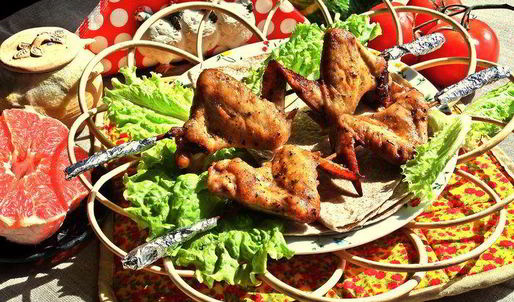 шашлык крылатый