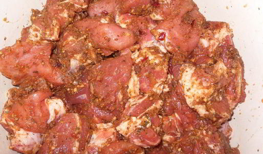 шашлык на луковой подушке в духовке