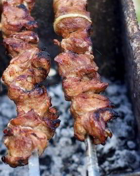 Шашлык по-кавказски из свинины
