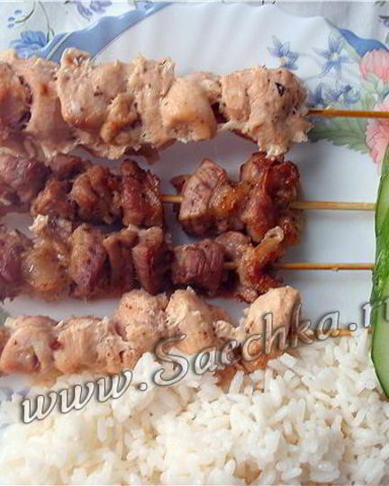 Рецепт шашлыков на бамбуковых палочках
