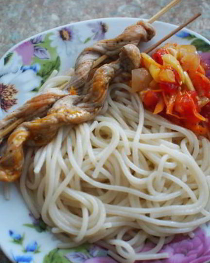 Рецепт шашлыков с соусом